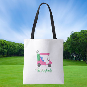Rosa Golf Cart-Tasche mit Prep-Look / Personalisie Tasche