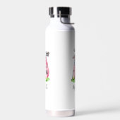 Rosa Golf Name Monogramm Trinkflasche (Links)