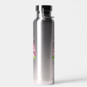 Rosa Golf Name Monogramm Trinkflasche (Links)