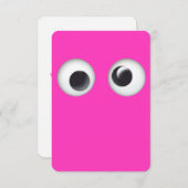 Rosa Googly Eyes Valentine's Day (Vorne/Hinten)