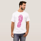 Rosa Gorilla stampfen T-Shirt (Vorne ganz)