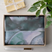 Rosa Gothic Girl mit Monddekoupage Seidenpapier (Geschenk)