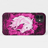 Rosa gotisches Einhorn Case-Mate iPhone Hülle (Rückseite (Horizontal))