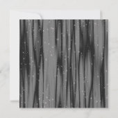 Rosa Gown High Heel Shoes Hot Pink Quinceanera Einladung (Rückseite)