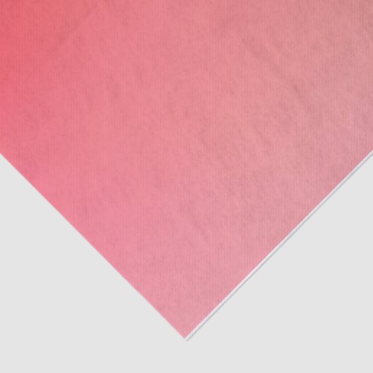 Rosa Gradient Blush, Koralle Seidenpapier (Ausschnitt)