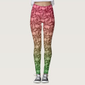 Rosa Gradient Leggings (Vorderseite)