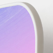 Rosa Gradient Monogramm Pickleball Schläger (Linke Seite)