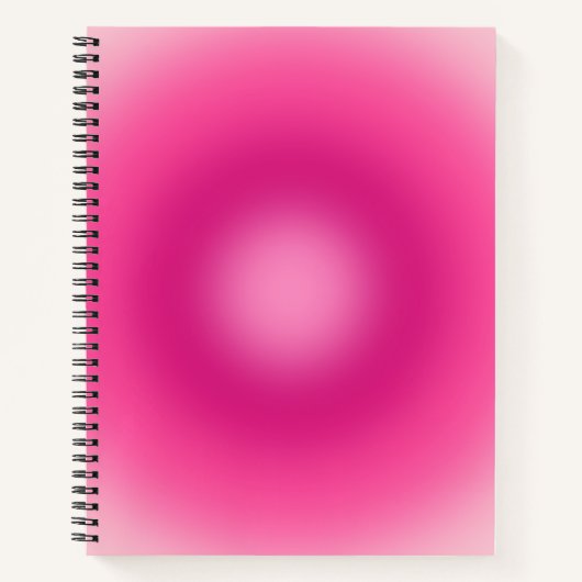 Rosa Gradient Notizblock (Vorderseite)