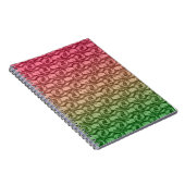 Rosa Gradient Notizblock (Rechte Seite)