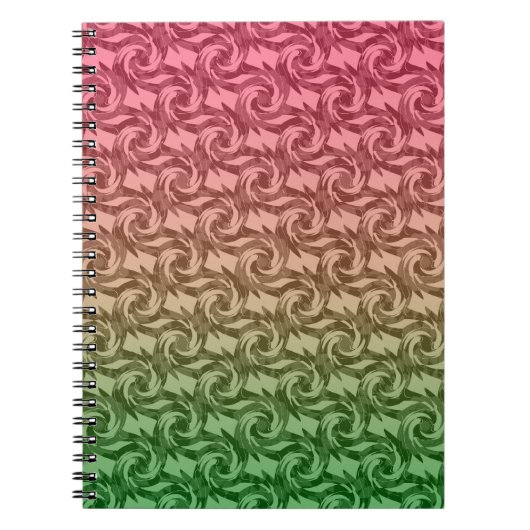 Rosa Gradient Notizblock (Vorderseite)