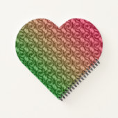 Rosa Gradient Notizblock (Rückseite)