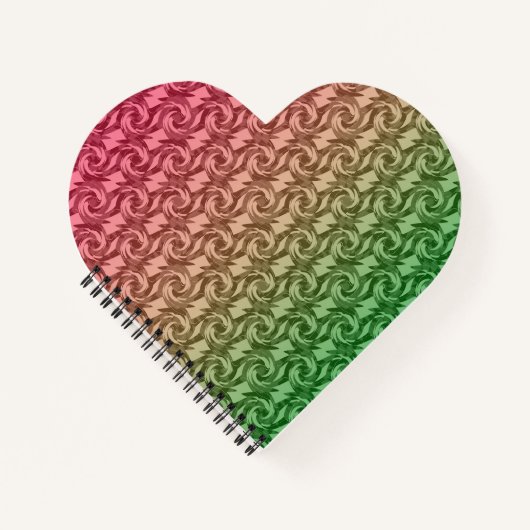 Rosa Gradient Notizblock (Vorderseite)