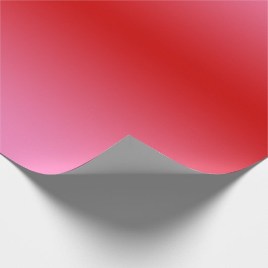 Rosa Gradient Ombré #2 Geschenkpapier (Ecke)