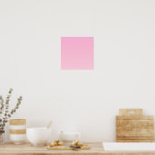 Rosa Gradient Poster (Küche)