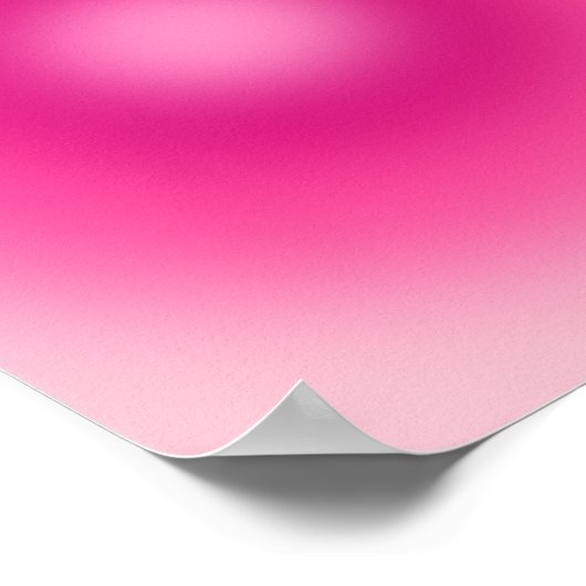 Rosa Gradient Poster (Ecke)