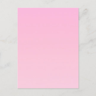 Rosa Gradient Postkarte