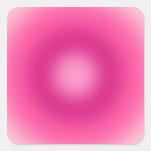 Rosa Gradient Quadratischer Aufkleber