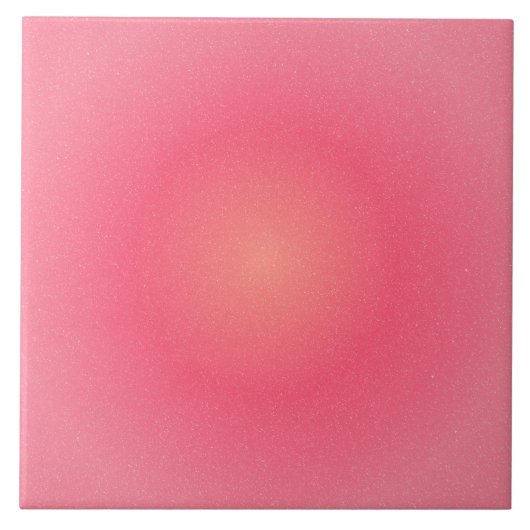 Rosa Gradient Sparkle Keramik Tile Fliese (Vorderseite)