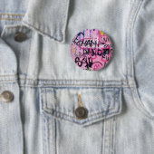 Rosa Graffiti Button (Beispiel)