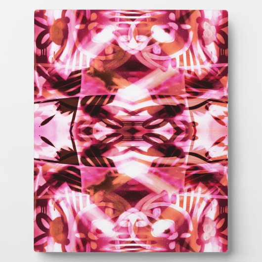 Rosa Graffiti-Muster Fotoplatte (Vorderseite)