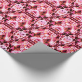 Rosa Graffiti-Muster Geschenkpapier (Ecke)