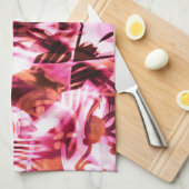 Rosa Graffiti-Muster Handtuch (Viertel Falte)