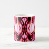 Rosa Graffiti-Muster Kaffeetasse (Mittel)