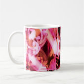 Rosa Graffiti-Muster Kaffeetasse (Links)