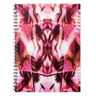 Rosa Graffiti-Muster Notizblock