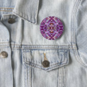 Rosa grafische Mandala Button (Beispiel)