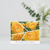 Rosa Graham Tomas Postkarte (Stehend Vorderseite)