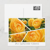 Rosa Graham Tomas Postkarte (Vorne/Hinten)