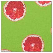Rosa Grapefruit Pop kitschig Stoff (Nahaufnahme)