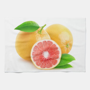 Rosa Grapefruits Geschirrtuch