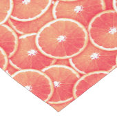 Rosa Grapefruitscheiben Kurzer Tischläufer (Ecke)