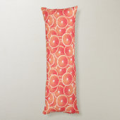 Rosa Grapefruitscheiben Seitenschläferkissen (Rückseite (Vertikal))