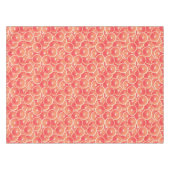 Rosa Grapefruitscheiben Tischdecke (Vorderseite (Horizontal))
