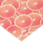 Rosa Grapefruitscheiben Tischdecke (Schrägansicht)
