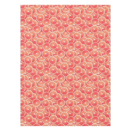 Rosa Grapefruitscheiben Tischdecke (Vorderseite)