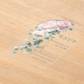 Rosa Gräser, Eukalyptusblättrige UAWG Acryleinladungen (Ablage )