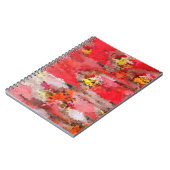 Rosa Gräser Spiral Foto Notebook Notizblock (Linke Seite)