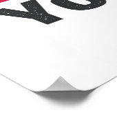 Rosa grau erschüttert, wenn Sie Redewendungen nich Poster (Ecke)