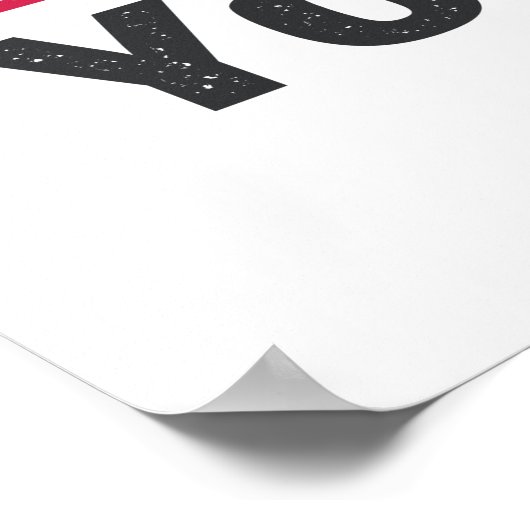 Rosa grau erschüttert, wenn Sie Redewendungen nich Poster (Ecke)