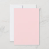 Rosa & Grau Minimalistisch Moderne 2 V2 Save the D Date (Rückseite)