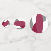 Rosa Grau und Konfetti (Vorderseiten)