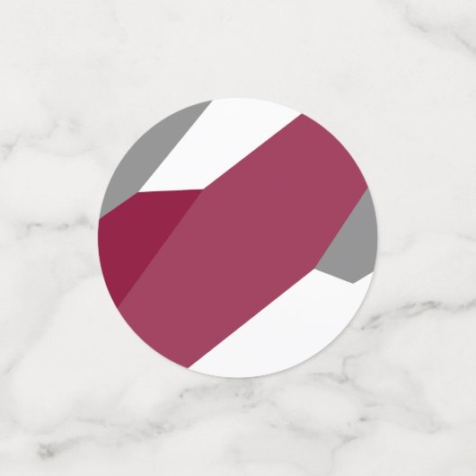 Rosa Grau und Konfetti (Klein Vorderseite)