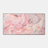 Rosa, Grau und Lila Marmorierung Schreibtischunterlage (Vorderseite)