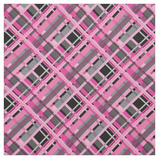 Rosa, grau und schwarz diagonal stoff (Muster)
