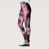 Rosa Grau und Schwarz Leggings (Links)