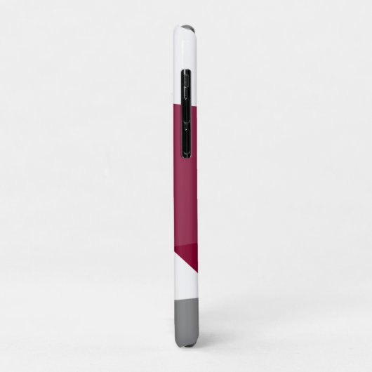 Rosa Grau und Weiß Abstrakt Case-Mate iPhone Hülle (Hinten/Links)